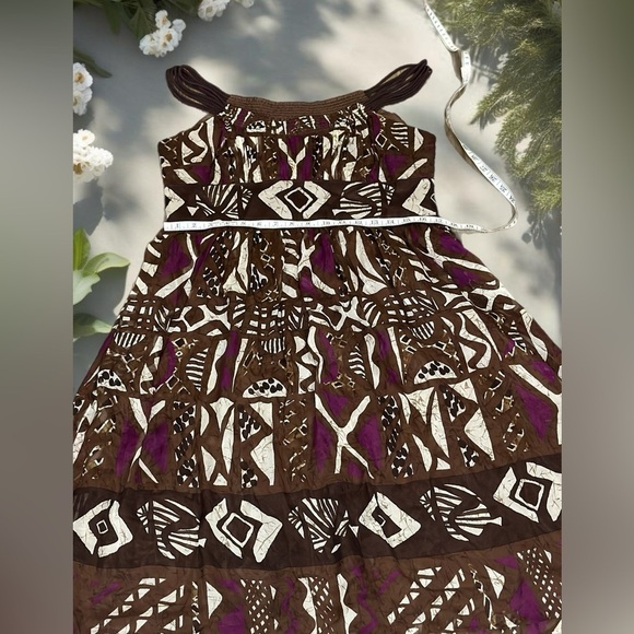 Jones New York Geometric Print Dress, Vibrant Tribal Pattern, Size 14-Bold Style - Picture 11 of 15
